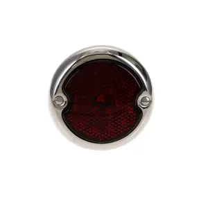 Tail Light Assembly - Red Lens - 19 Red LED - Stainless Housing - 12 Volt - LH - 48-52 Ford F1 F2 Truck - Image 3 of 5